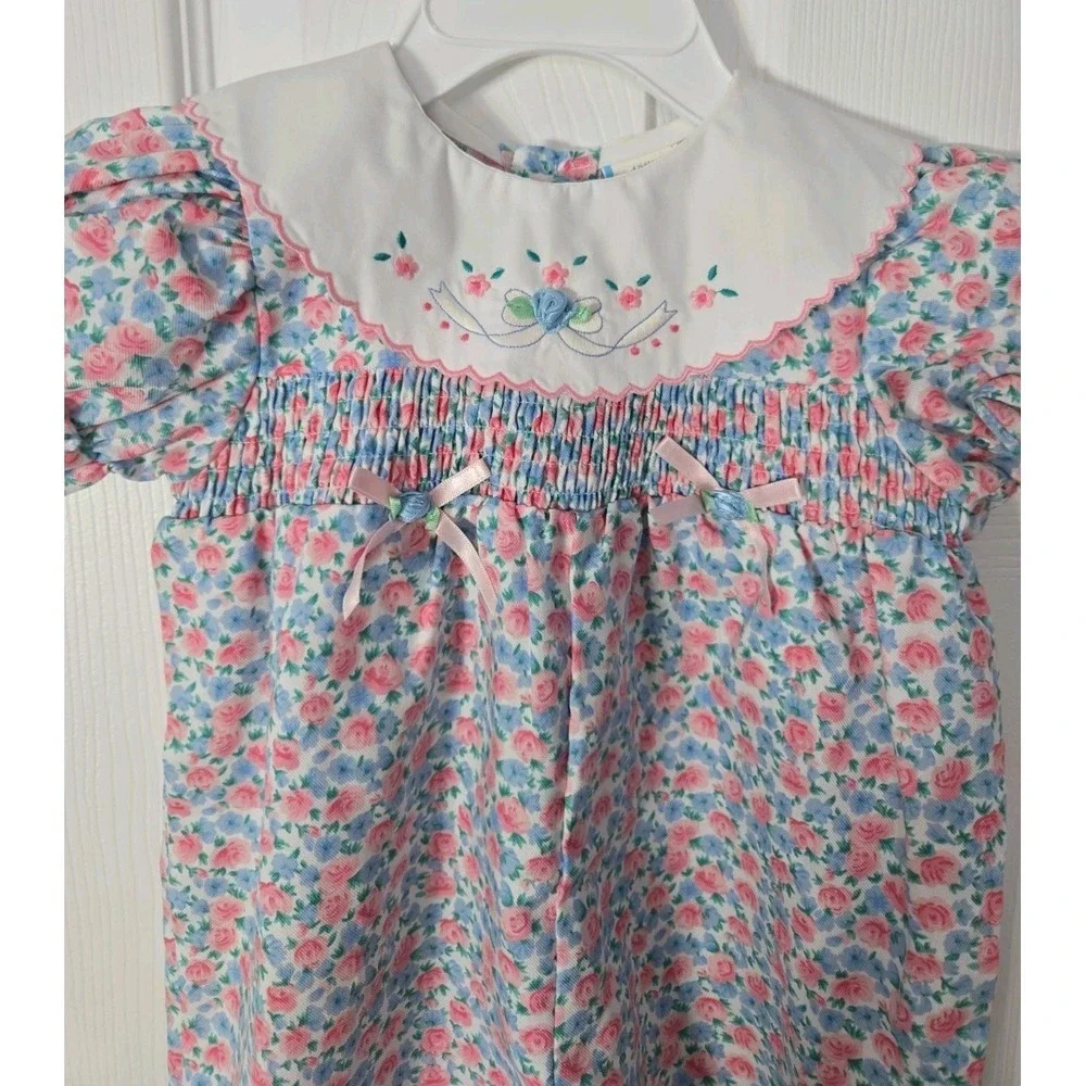 Infant One Piece  Romper‎ Short Sleeve Florial  Size 6-9M